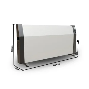 MirKraft 600W Wi-Fi Dijital Konvektör Isıtıcı Petek Radyatör ECON 110 – Antrasit/Beyaz