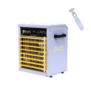 Evo5 PROs – 5 kW Kumandalı ve Dijital Endüstriyel Elektrikli Fanlı Isıtıcı