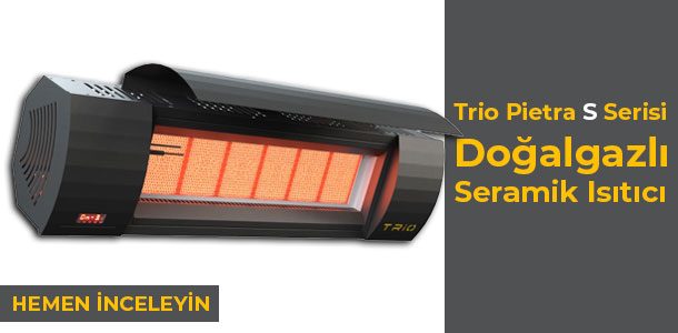 trio pietra s doğalgaz sobası